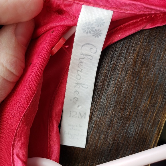 12M Girls Red Dress - Picture 6 of 6